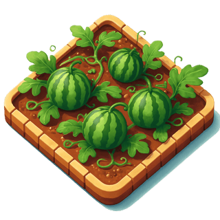 A growing plot